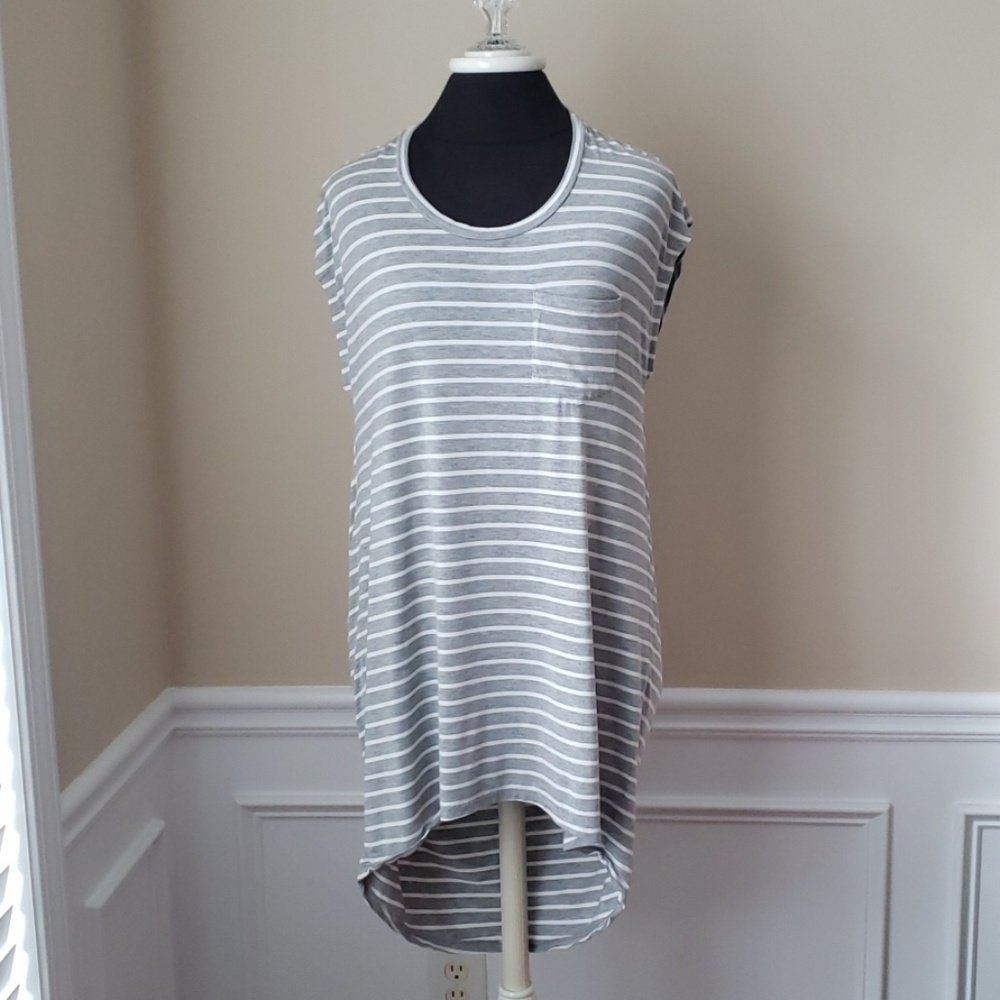 Covet Size Medium soft Tunic/ shirt Dress stripe